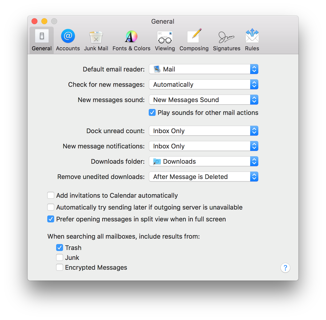 Báza znalostí / Návod / Automatické nastavenie účtu elektronickej pošty pre Mail (Apple macOS)