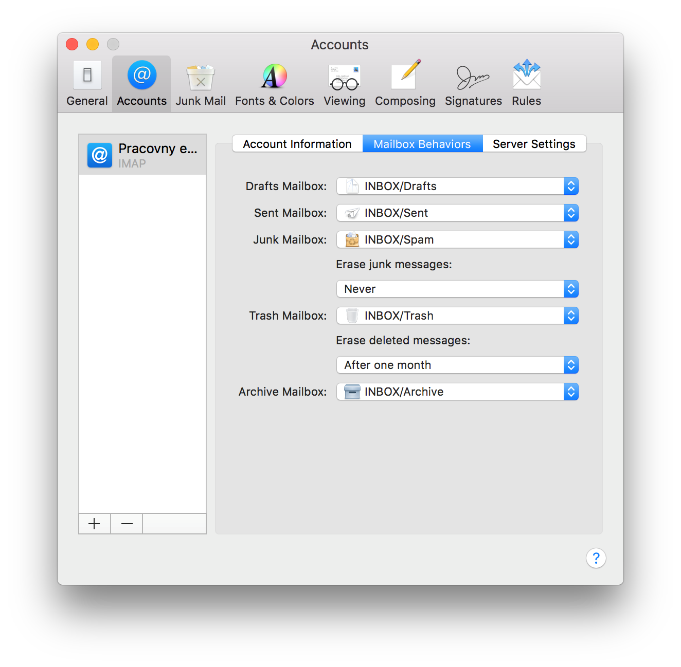 Báza znalostí / Návod / Automatické nastavenie účtu elektronickej pošty pre Mail (Apple macOS)