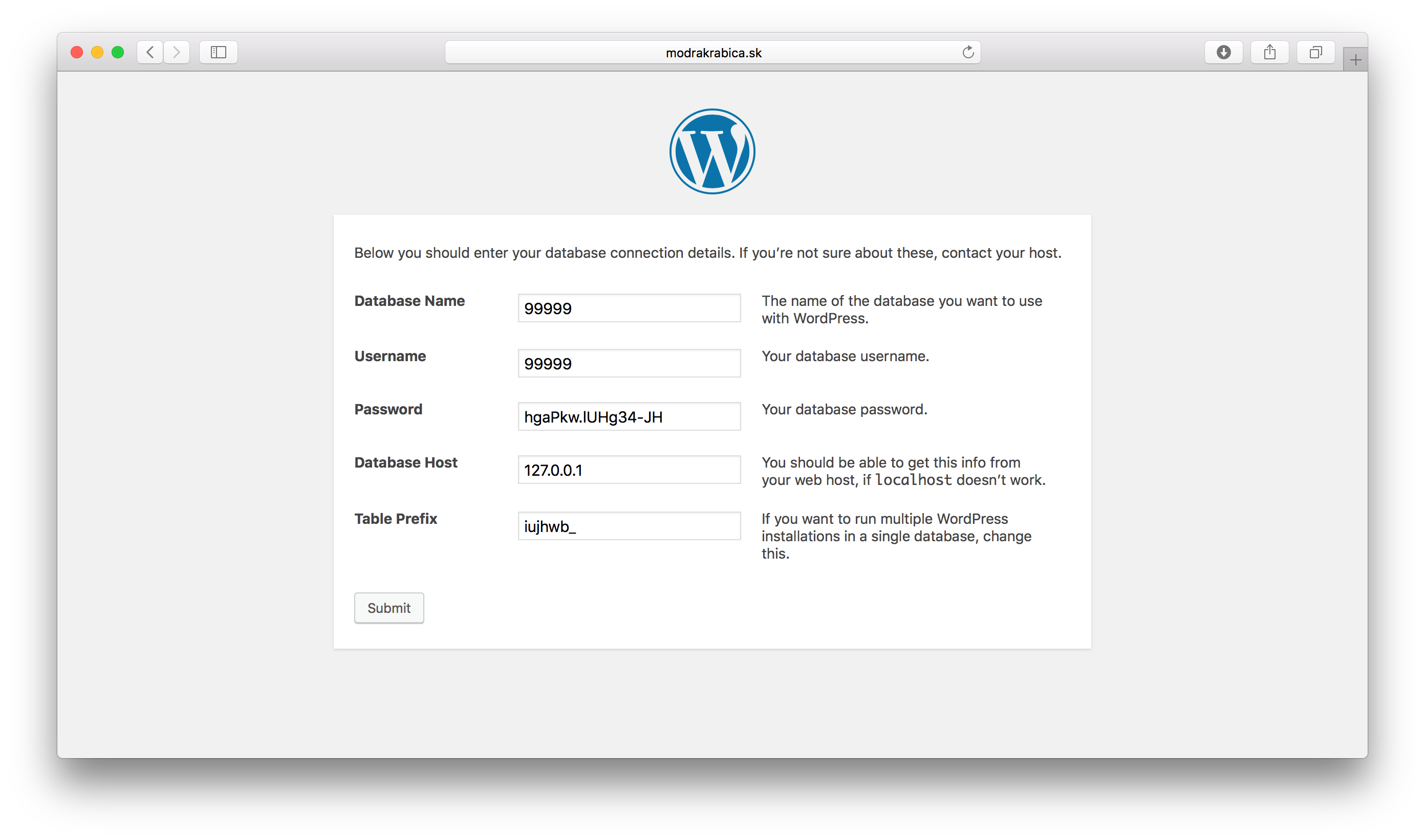 Báza znalostí / Návod / Manuálna inštalácia redakčného systému Wordpress